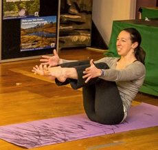 Core strength with boat pose and its variations