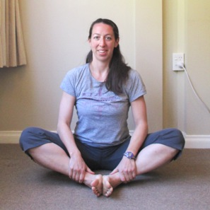 cobbler's pose or baddha konasana