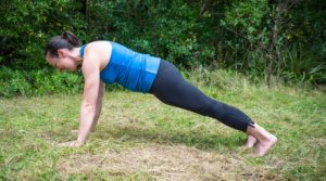 plank pose