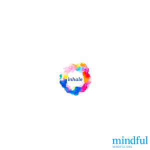 image of flower representing mindful breathing