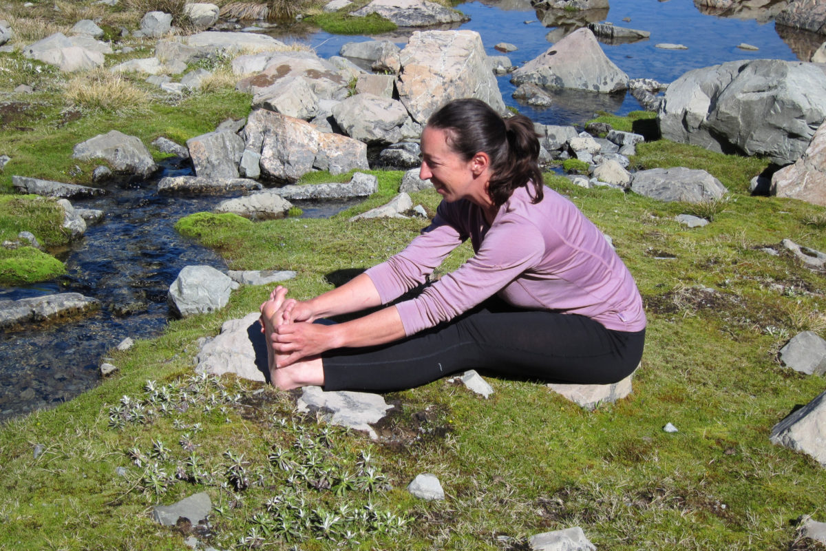 seated forward fold - Paschimottanasana