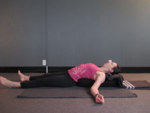 restorative yoga back bend