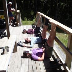 Cool down and relax with legs up the wall – Viparita Karani