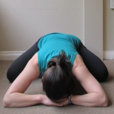 Wide leg child’s pose 101