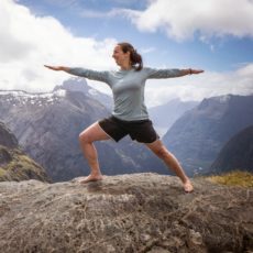 The small things in Warrior II pose