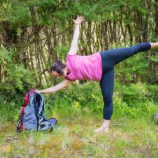 Half moon – advanced one leg balance