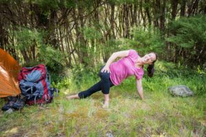 side plank gentle with foot down