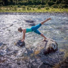 Muscles of the shoulders in plank pose