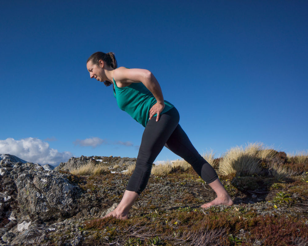 intense side stretch Parsvottanasana