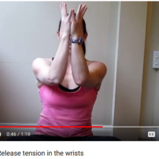 Gentle flowing stretch for wrists