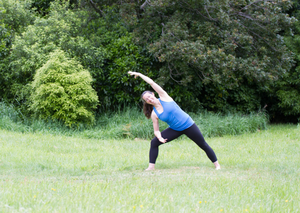 extended side angle pose 2