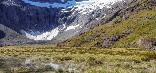 alpine basin and mountains