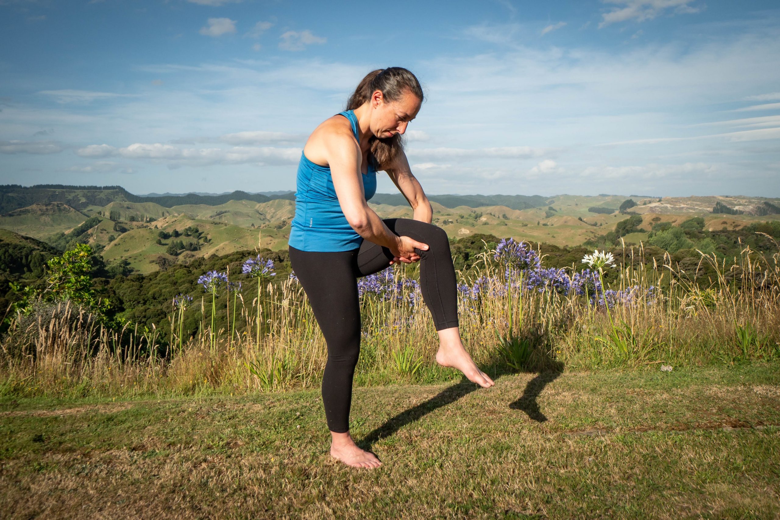 fascial stretch for the upper back