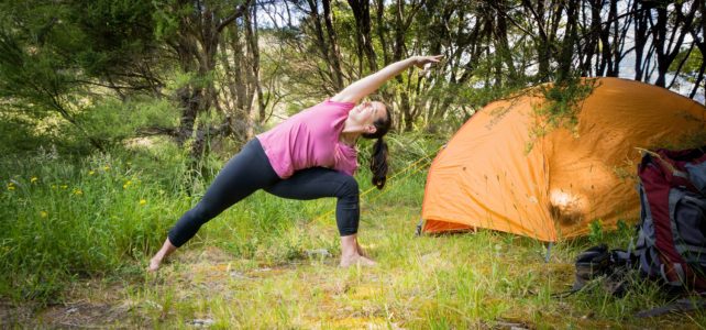 extended side angle pose