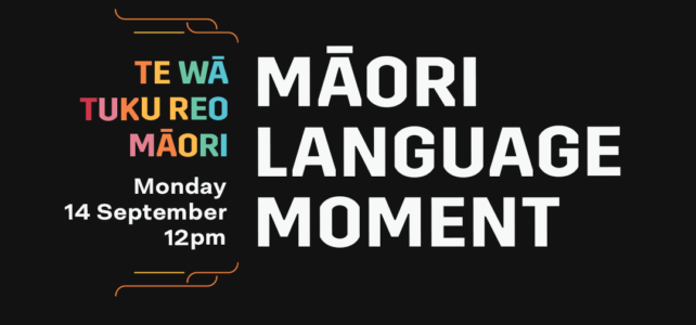 Māori language moment 2020