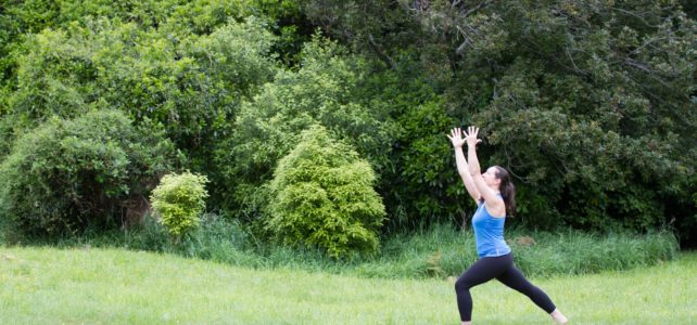 warrior I yoga pose